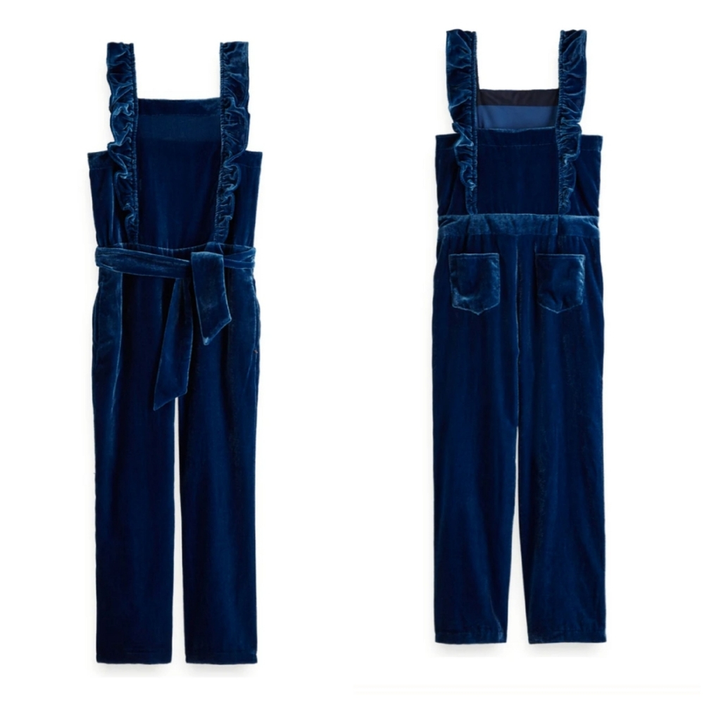 Scotch & Soda Holiday Velvet Overall Size 12Youth